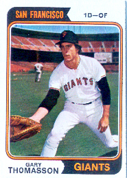 1974 Topps Baseball Cards      018      Gary Thomasson RC